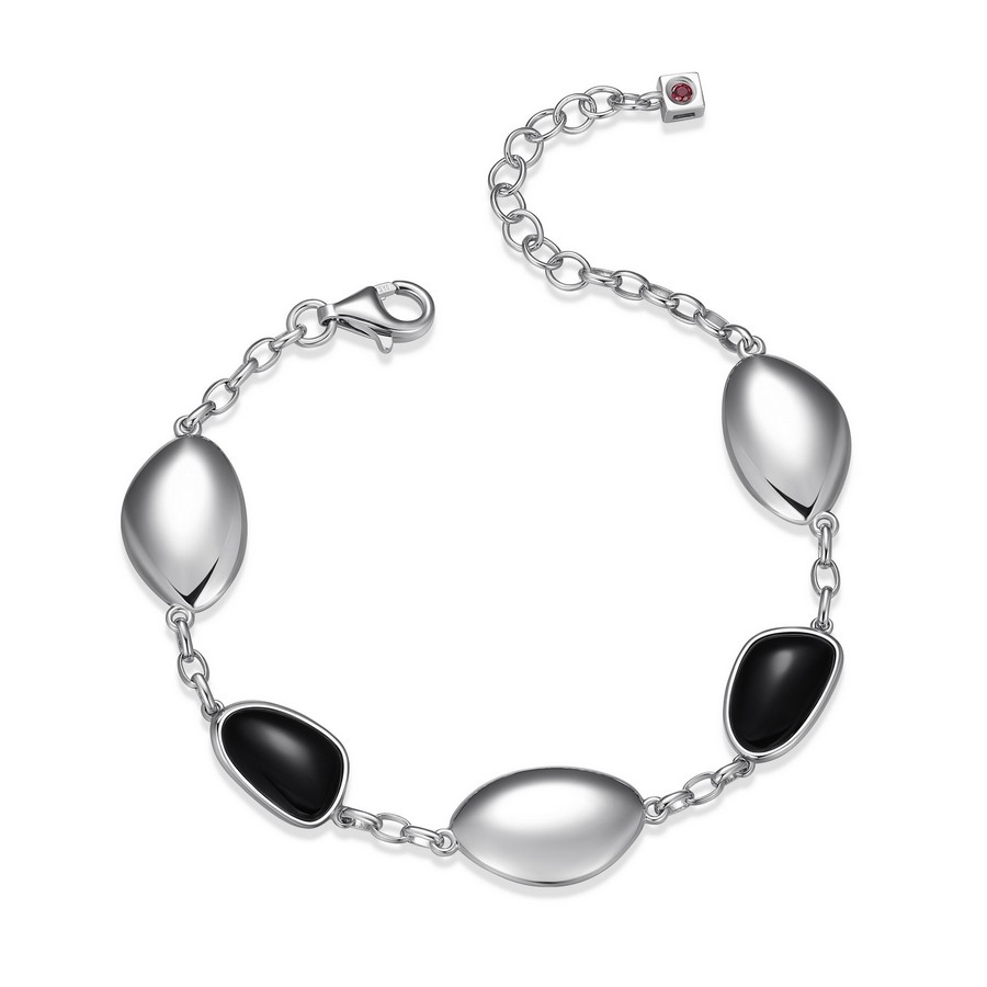 Bracelet pour femme en argent 925, agathes - R1LAN5274R - ELLE