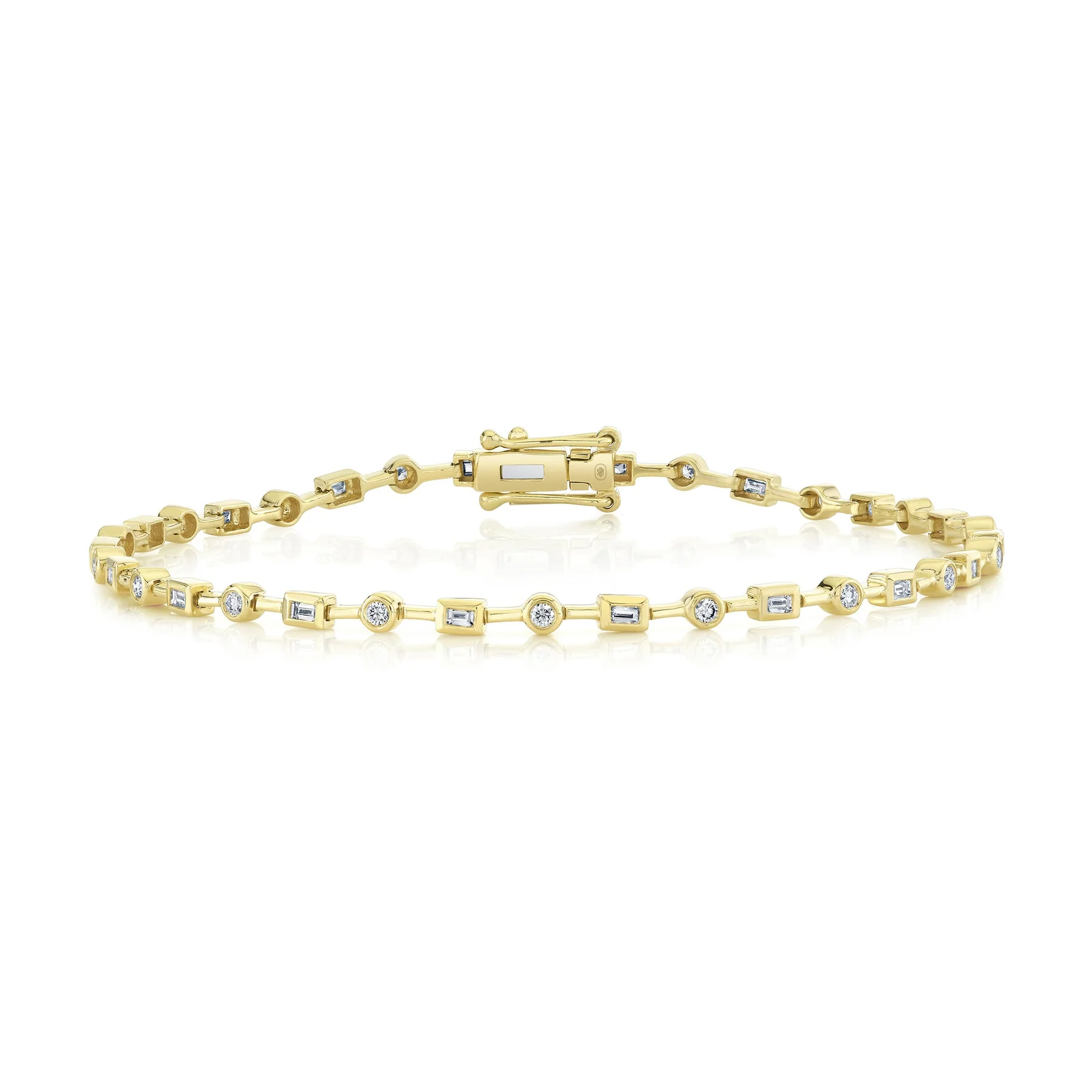 Bracelet pour femme en or 14k, 0.60 carat de diamants naturels SI GH - SC55029839 - Shy Creations