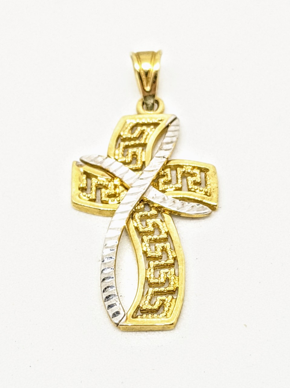 Pendantif or 10K, croix