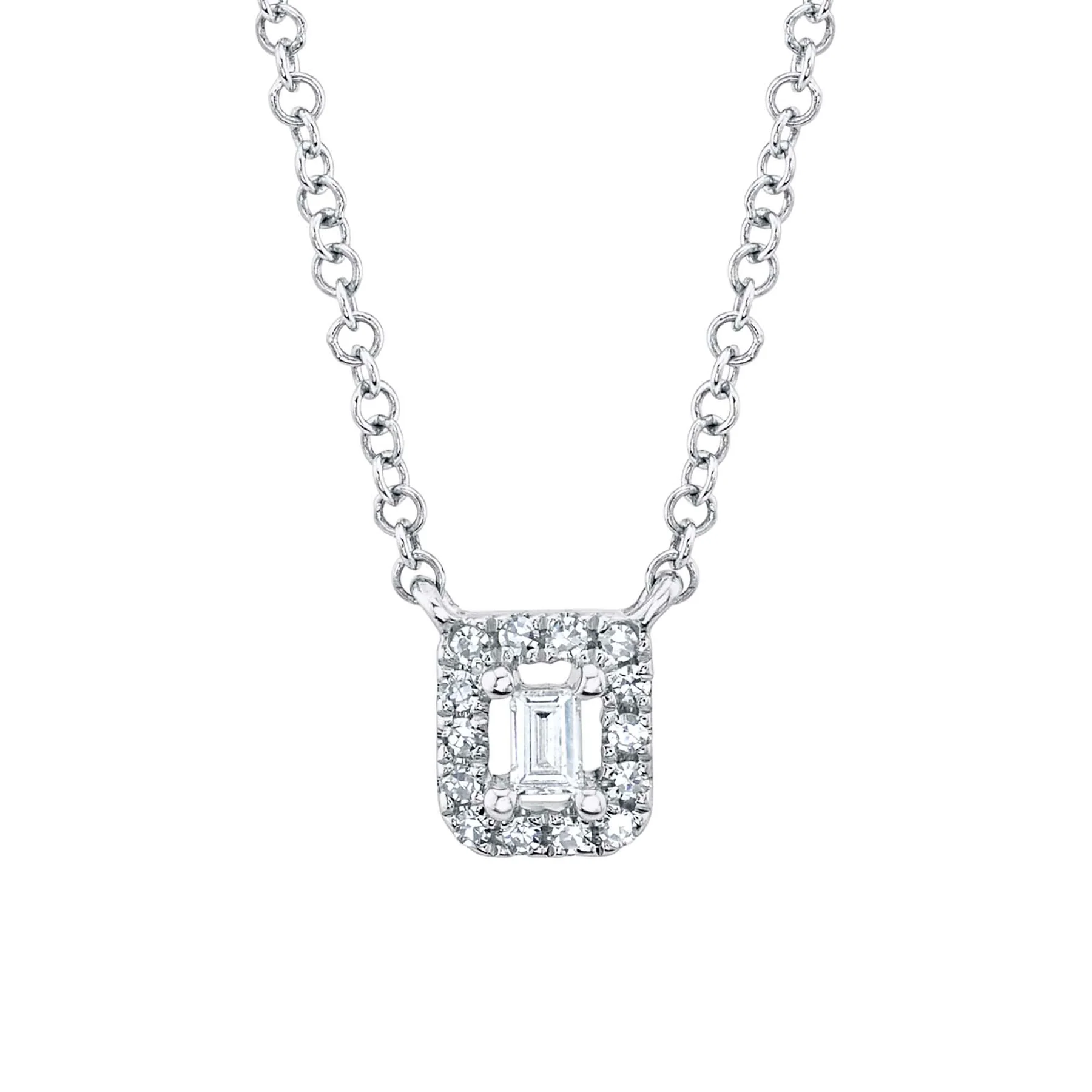 Pendentif pour femme en or 14k, 0.05 carat de diamants SI - SC55012157 - Shy Creations