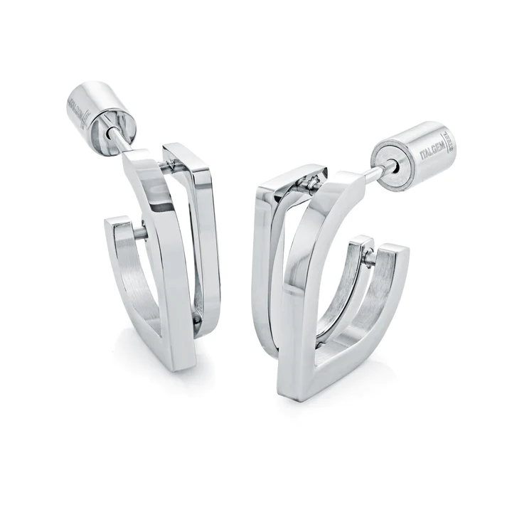 Boucles d'oreilles pour femme en stainless - SHEA95 - Italgem