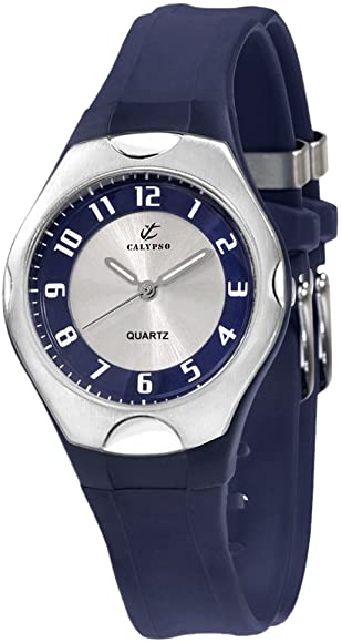 Montre stainless, bracelet silicone, 5ATM