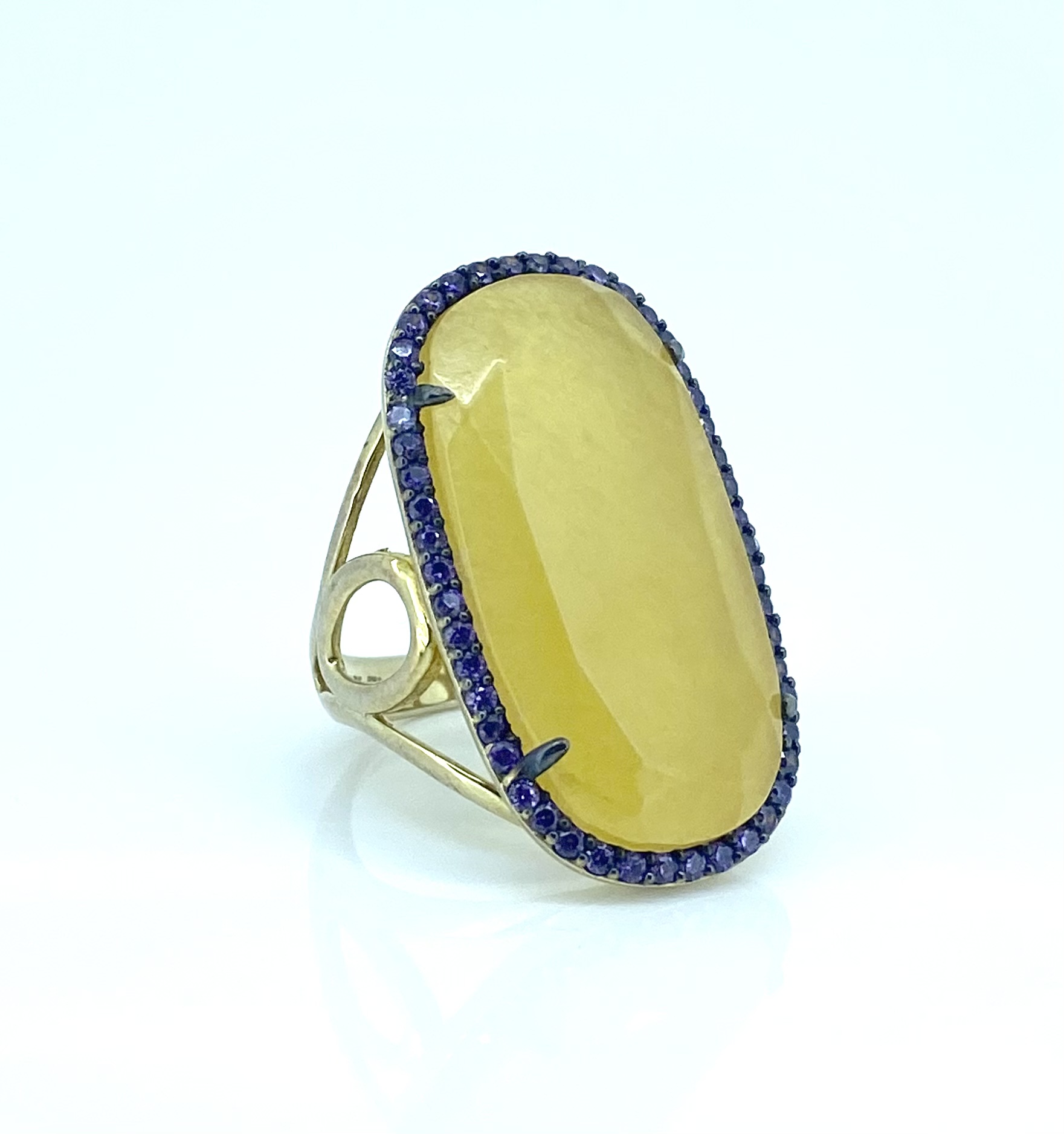 Bague pour femme en argent 925, zircons