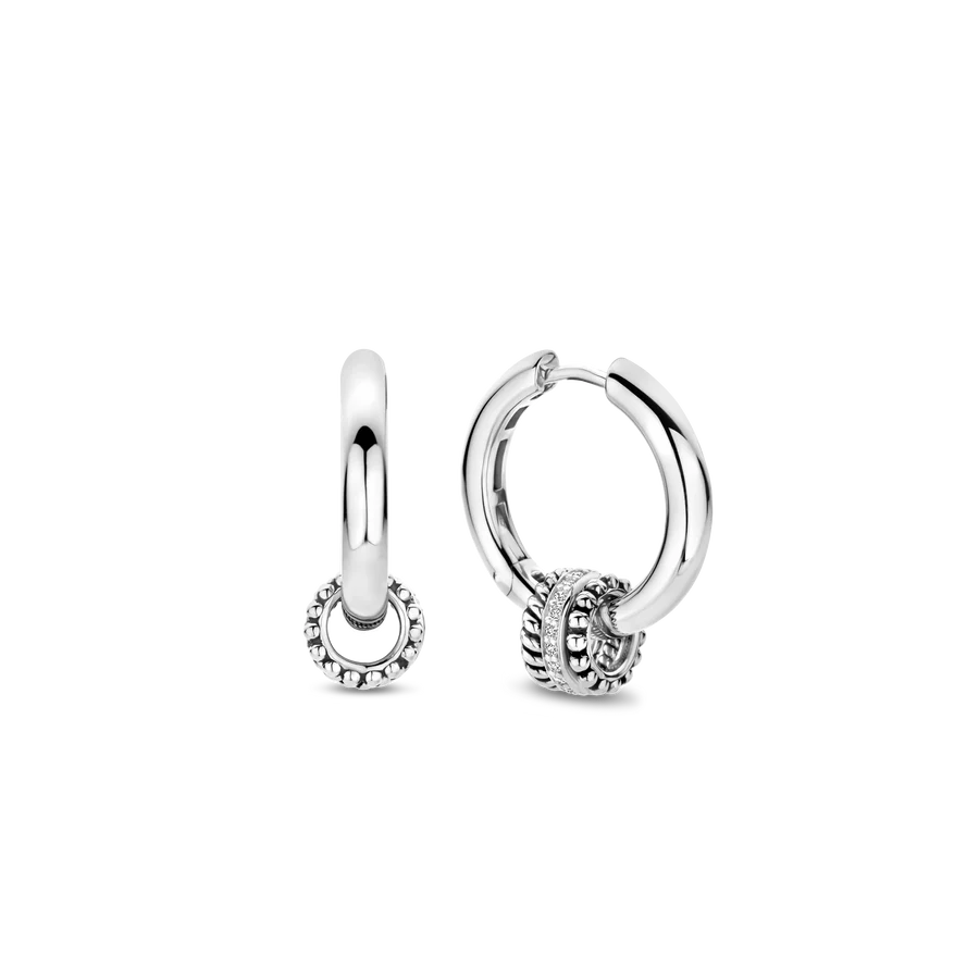 Boucles d'oreilles pour femme en argent 925, cubic zirconium - 7981ZI - Ti Sento Milano