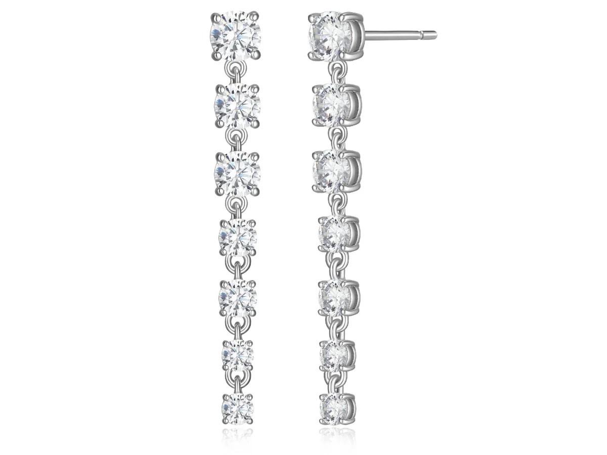 Boucles d'oreilles pour femme en argent 925, cubic zirconium - R2AU5G0058 - Reign