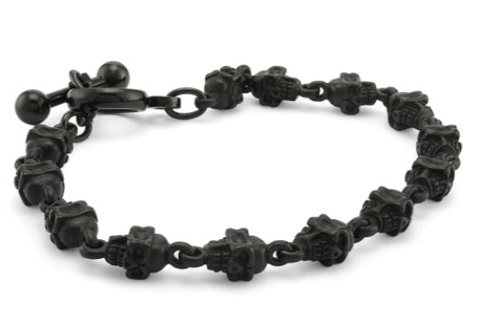 Bracelet stainless, tête de mort
