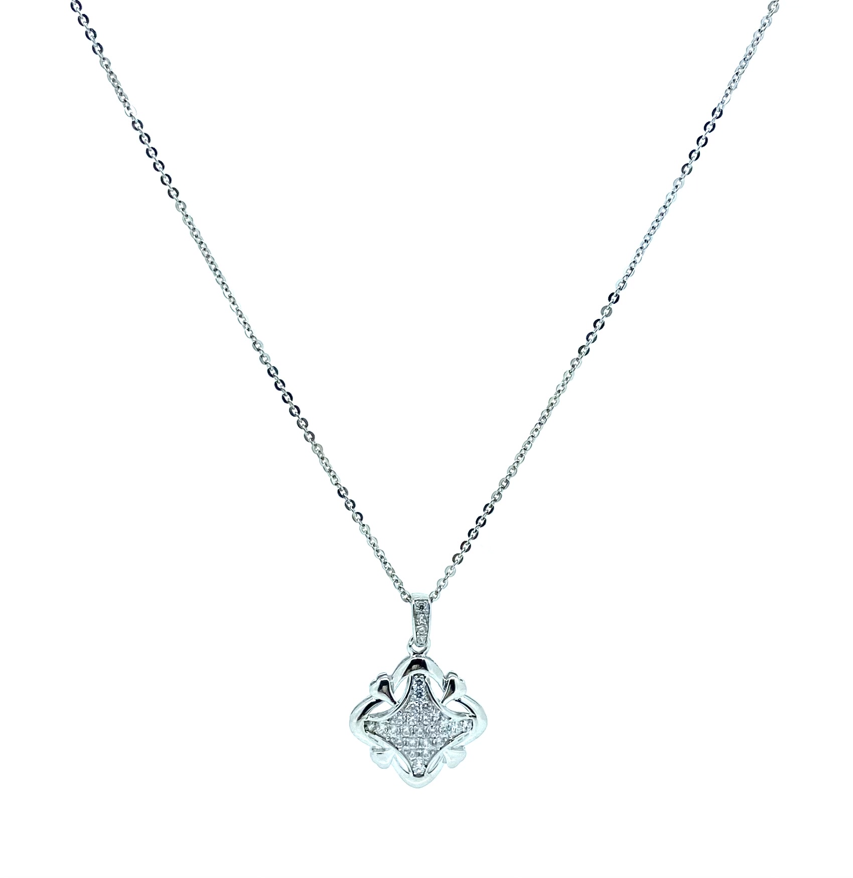 Pendentif pour femme en argent 925. cubic zirconium - PD401 - Divers
