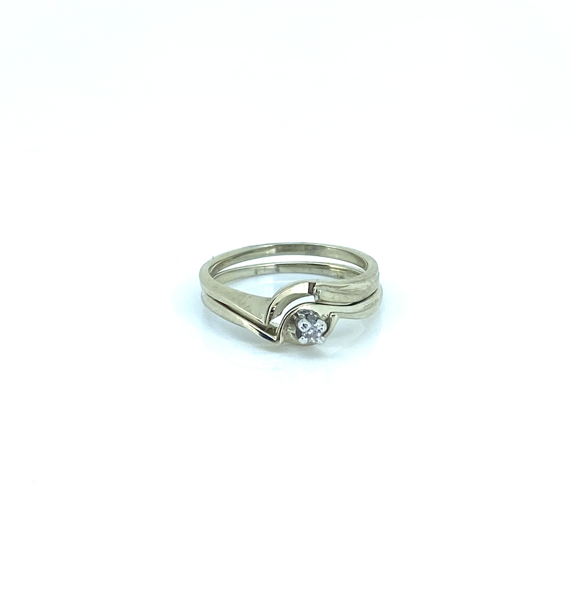 Alliance pour femme en argent 925, zircon