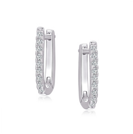 Boucles d'oreilles pour femme en argent 925, cubic zirconium - L500E - Legend