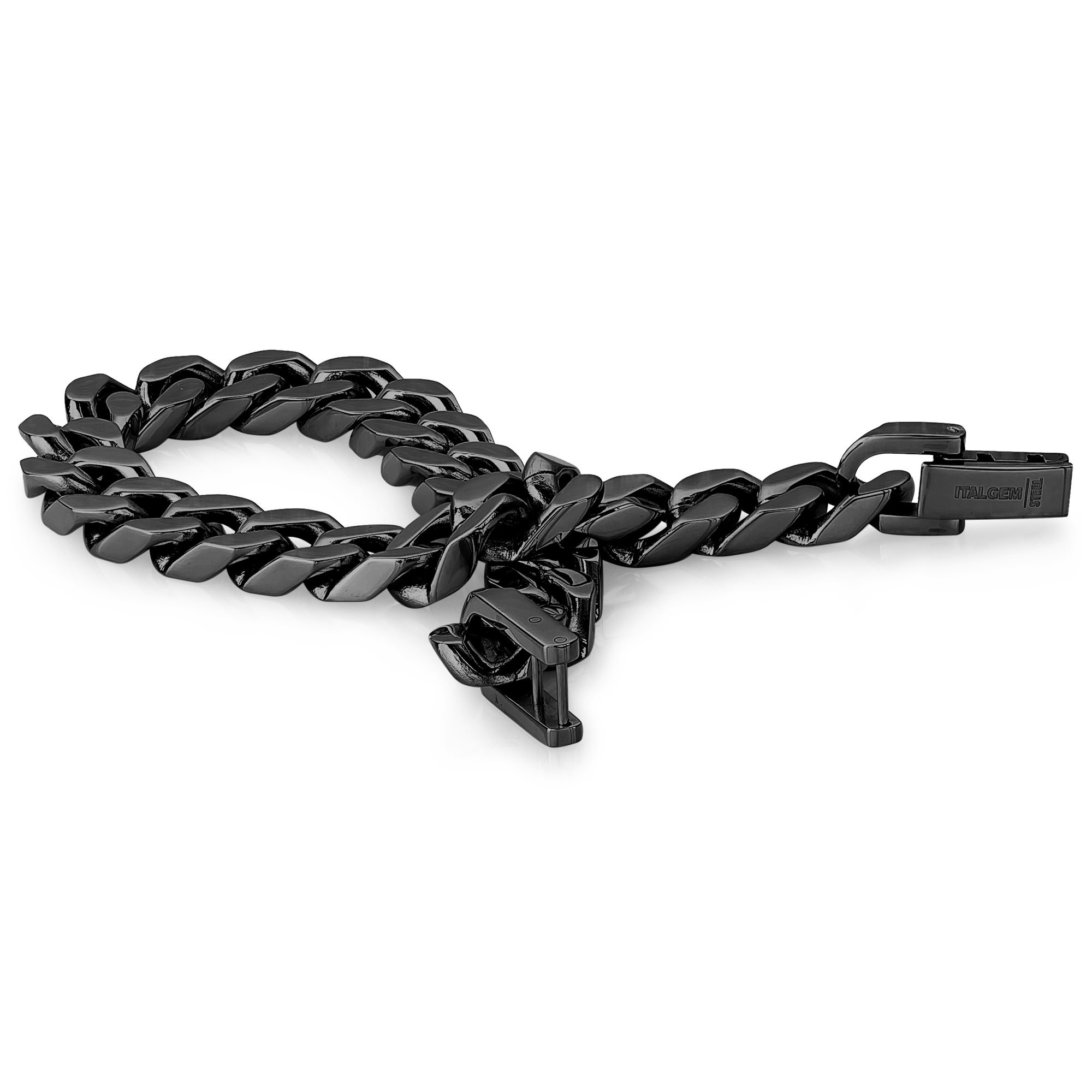 Bracelet pour homme en stainless, gourmette