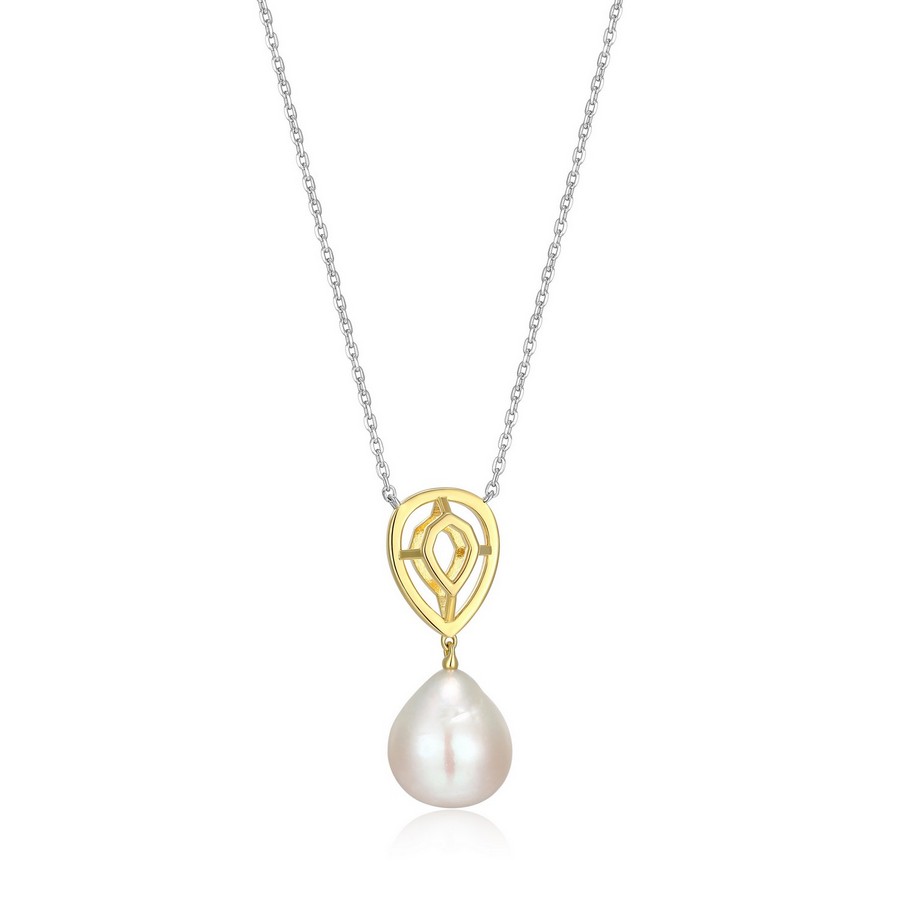 Pendentif pour femme en argent 925, perle - R0LC1U4546 - ELLE