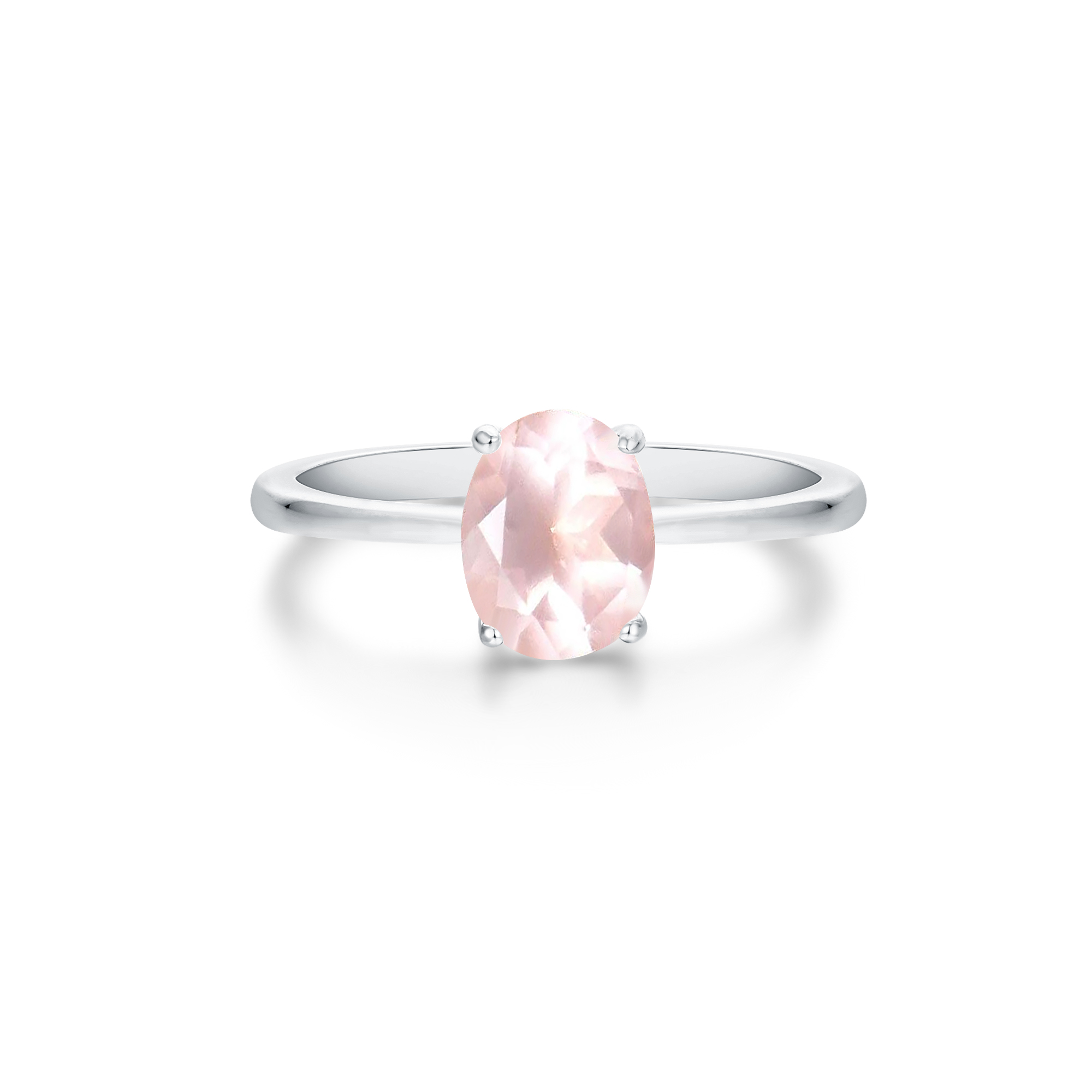 Bague pour femme en argent 925, quartz - ELODIE-S-6 - Pinkalie