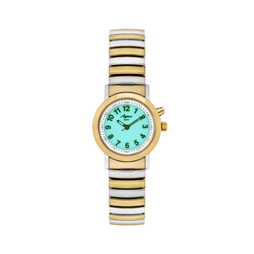 Montre pour femme, bracelet élastique, lumière