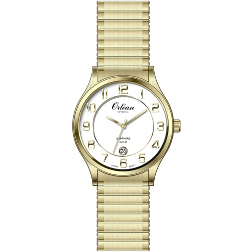 Montre stainless, bracelet stainless, verre saphir, 3ATM