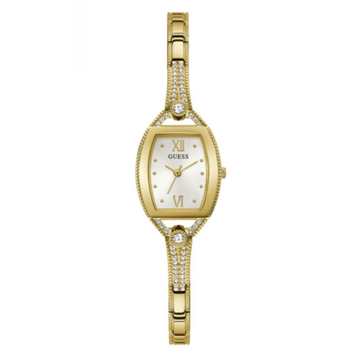 Montre pour femme en stainless garnie de pierres