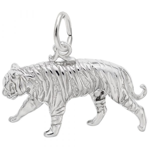 Pendentif en argent 925, tigre