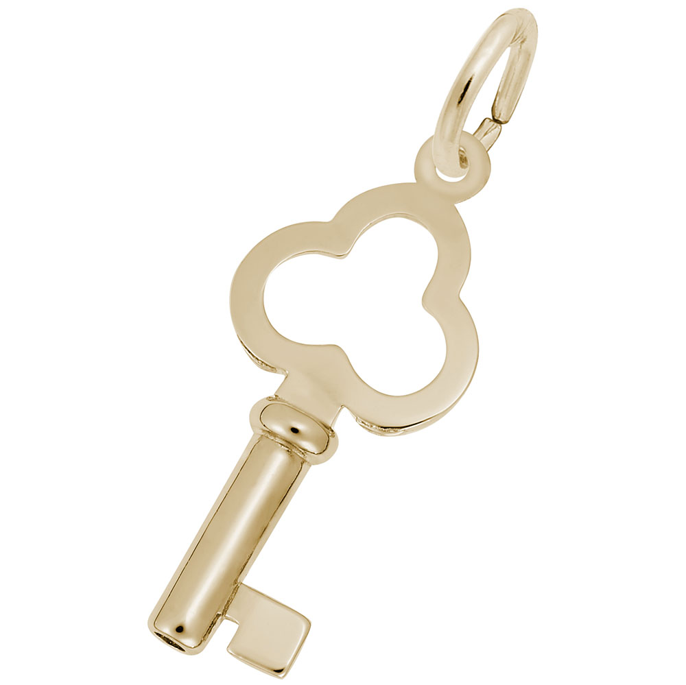 Pendentif en argent 925, clef - 10-8405-000-GP - Rembrandt Charms