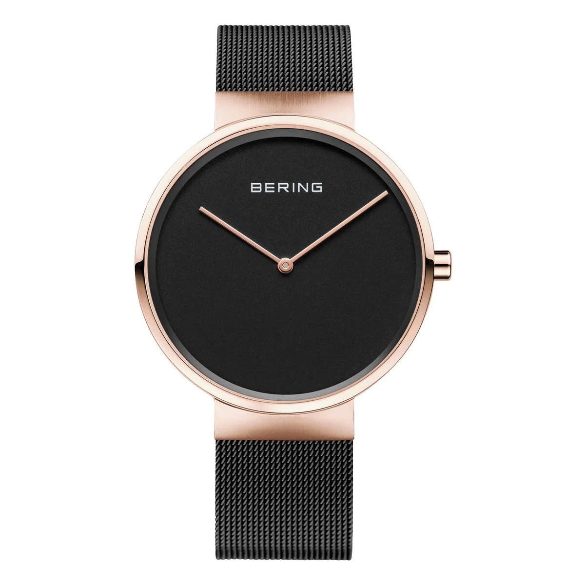 Montre pour homme en stainless, bracleet de mèche, verre saphir, 3ATM - 15739-166 - Bering