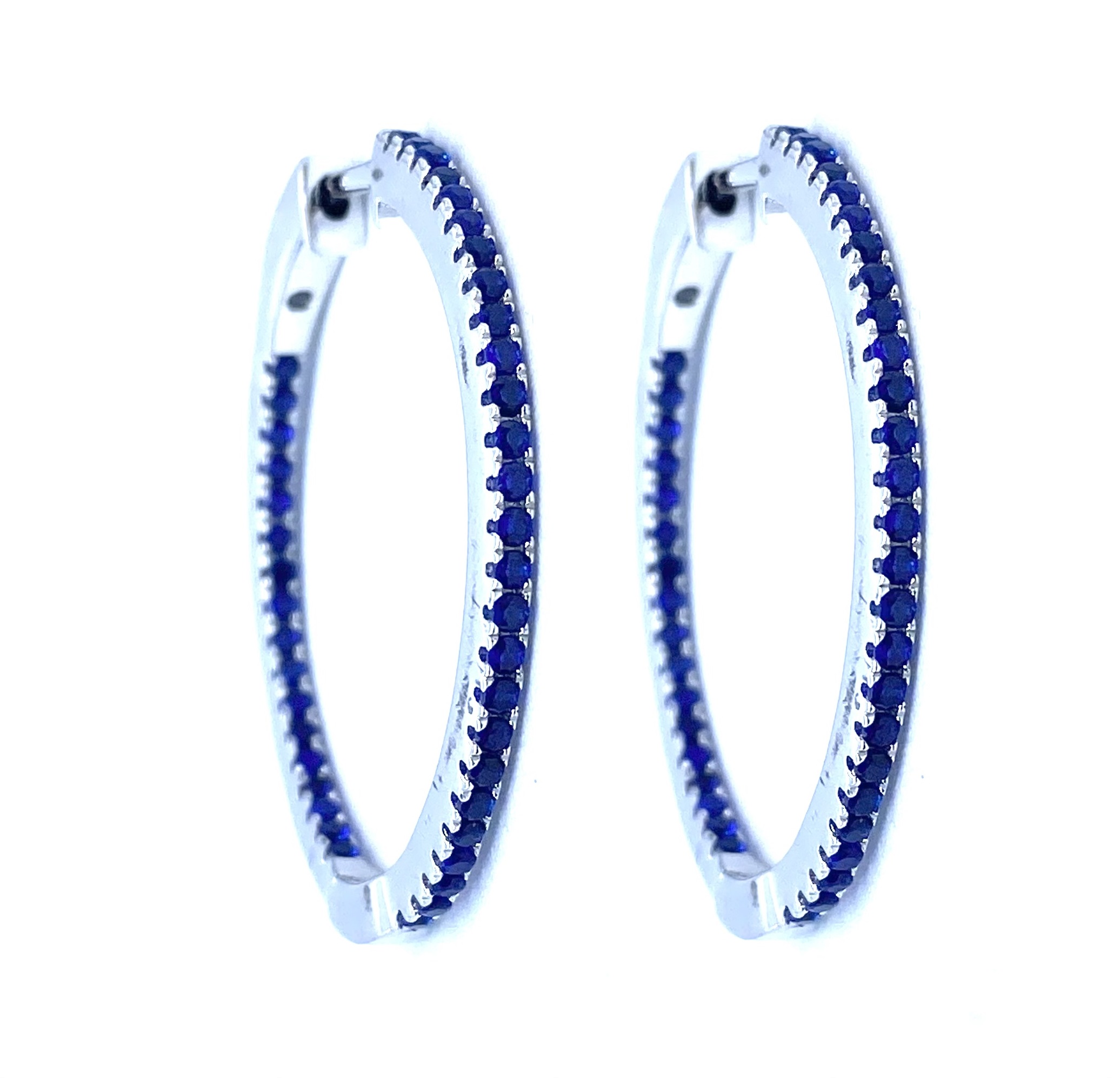 Boucles d'oreilles pour femme en argent 925, zircons