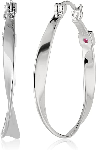 Boucles d'oreilles pour femme en argent 925, fourchettes