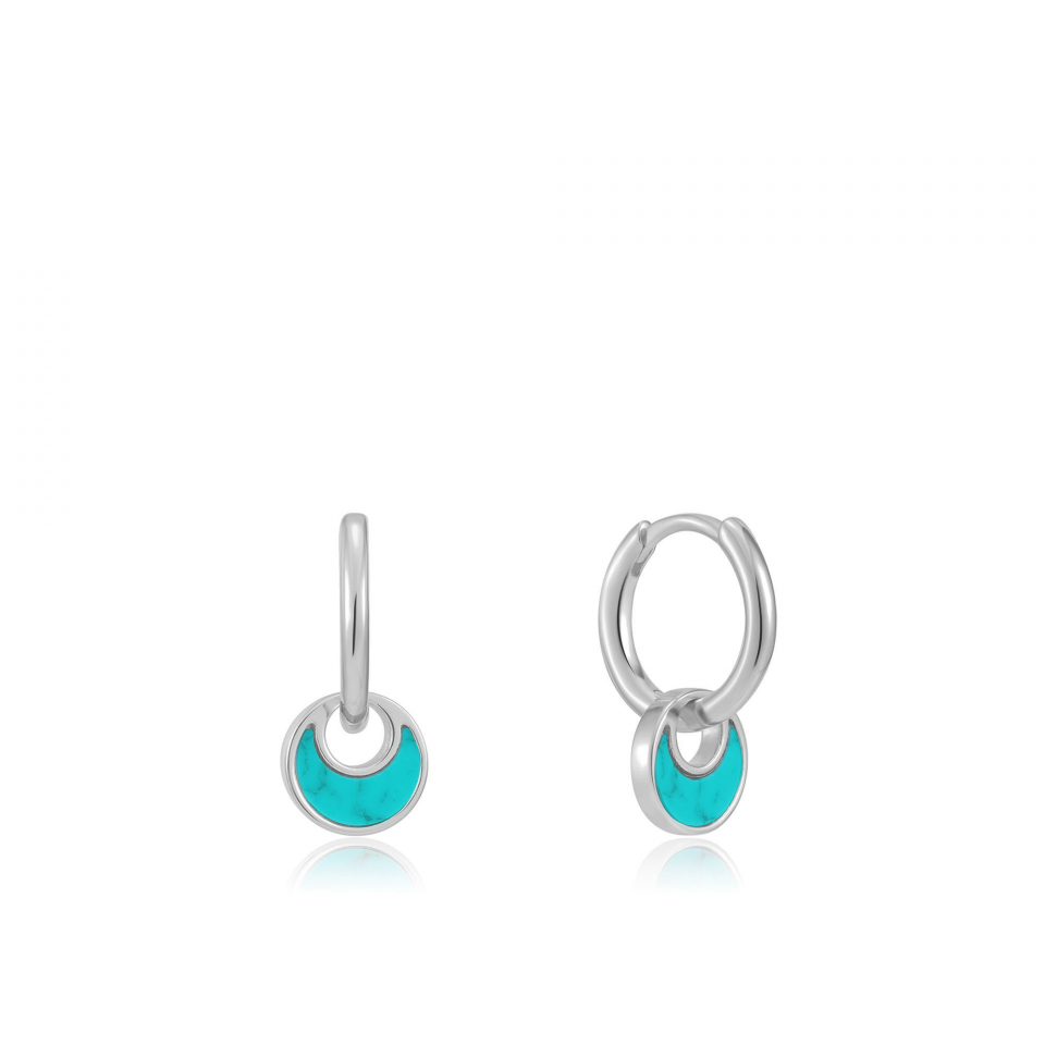 Boucles d'oreilles pour femme en argent 925, huggies