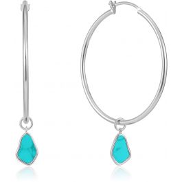 Boucles d'oreilles pour femme argent 925, fourchette