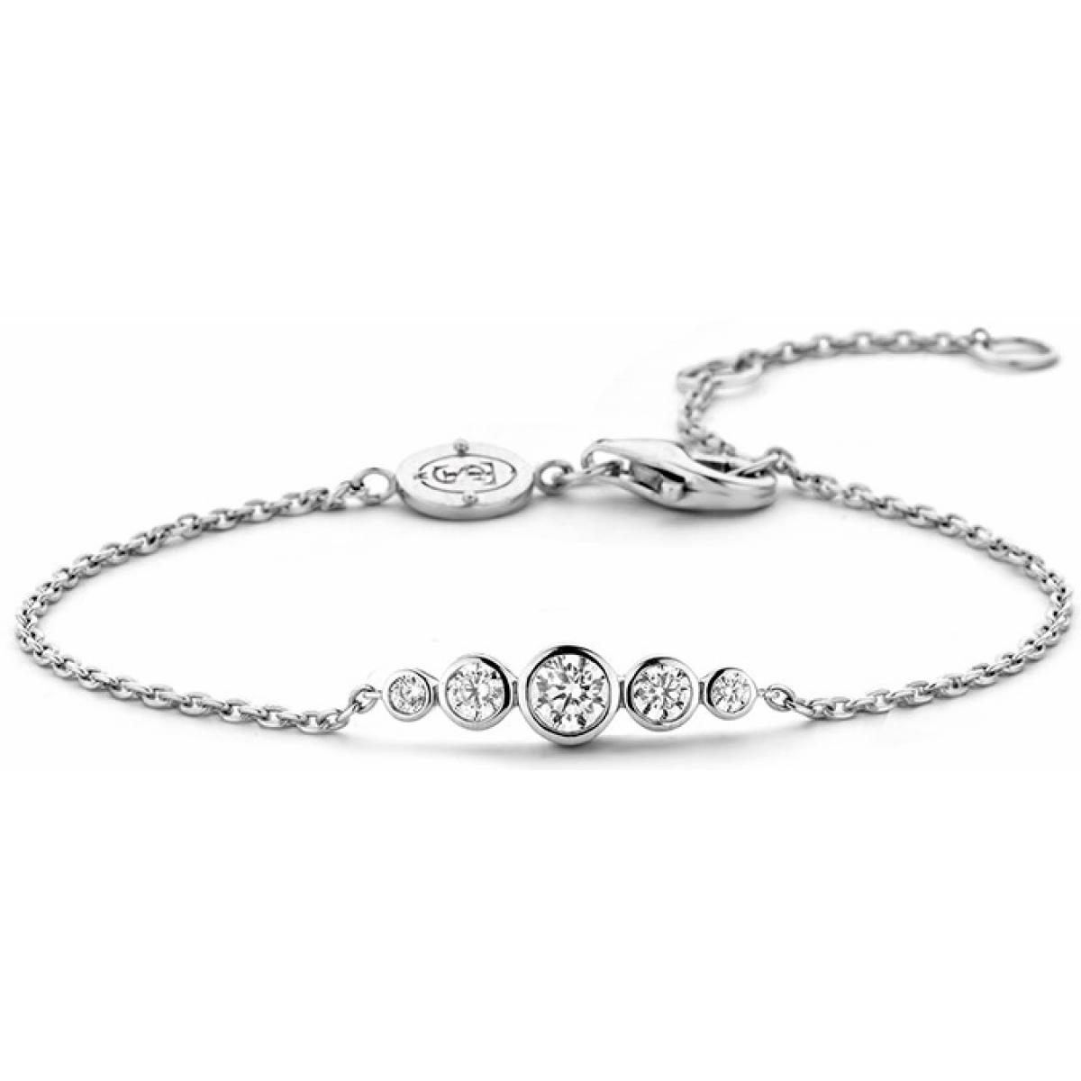 Bracelet pour femme en argent 925, cubic zirconium