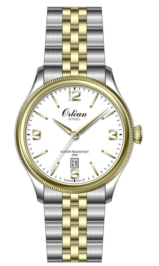 Montre pour homme en stainless, 3ATM - ME3522 - Orléan