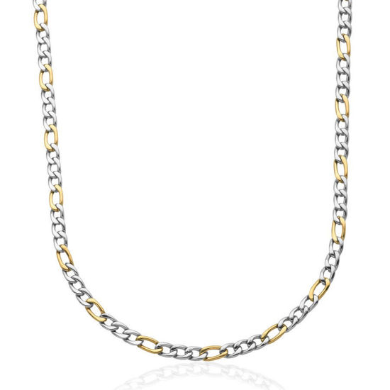 Chaine pour homme en stainless, figaro - T0XD490124 - Steelx