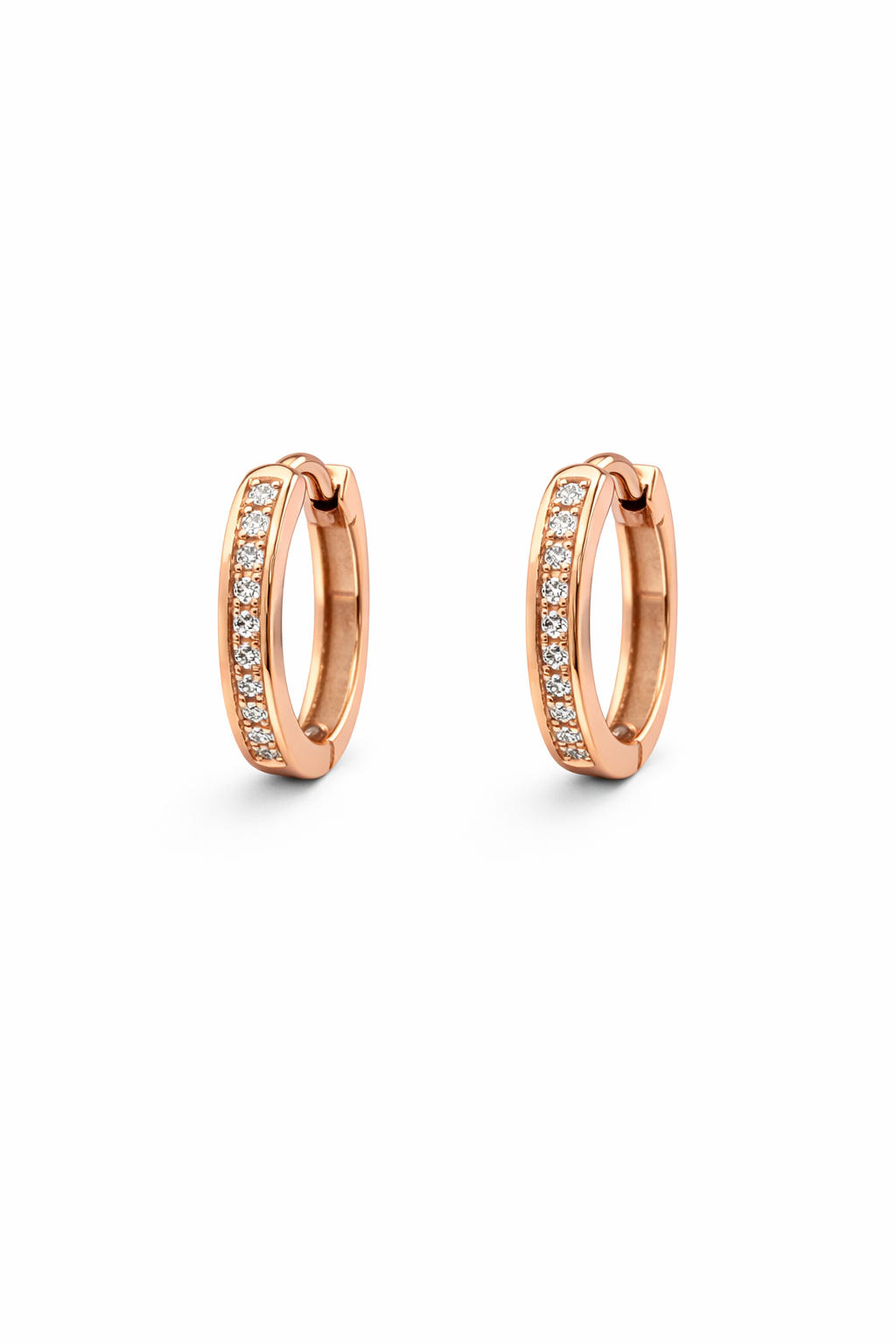 Boucles d'oreilles pour femme en stainless, cubic zirconium - BO-NATH062-16-R - Nathalie Belanger