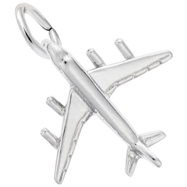 Pendentif en argent 925, avion