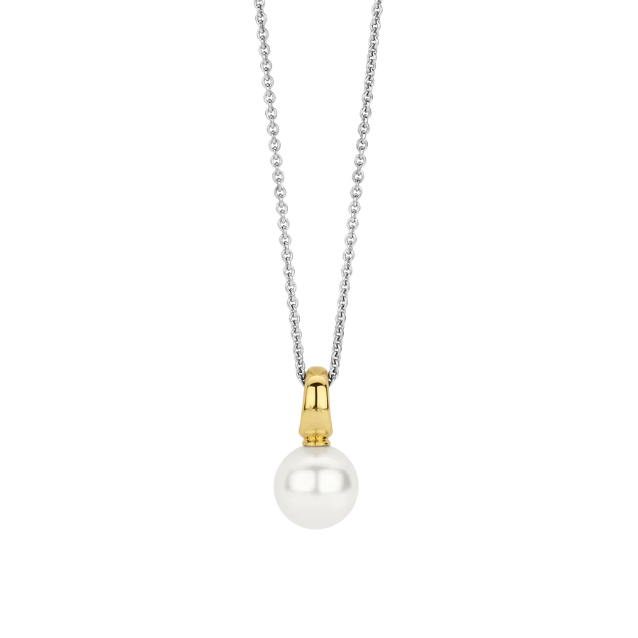 Pendentif pour femme en argent 925, perle - 6835YP - Ti Sento Milano