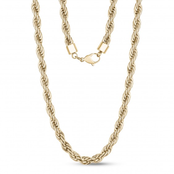 Chaine pour homme en stainless, torsade