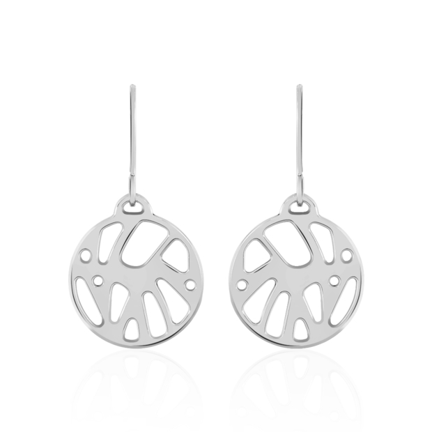 Boucles d'oreilles pour femme en brass, 16mm, perroquet