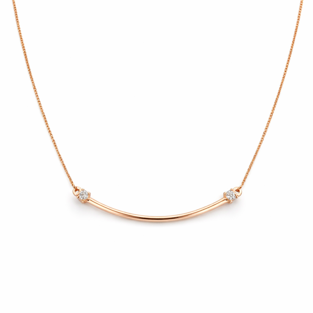 Pendentif or 10K, 2 diamants pour 10 points total, tige - FIG2031P10 - Autres