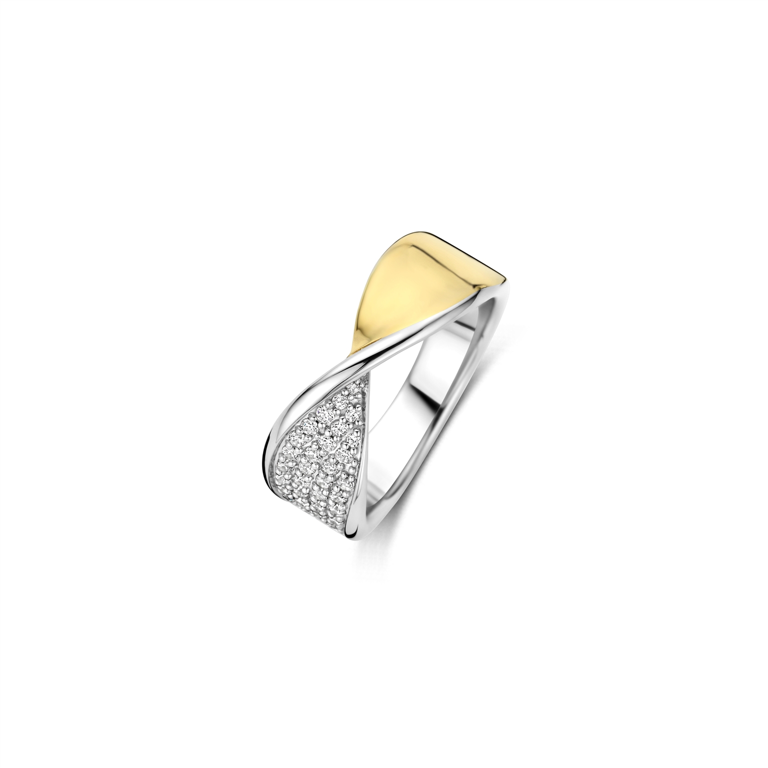 Bague pour femme en argent 925, cubic zirconium - 12393ZY/54 - Ti Sento Milano
