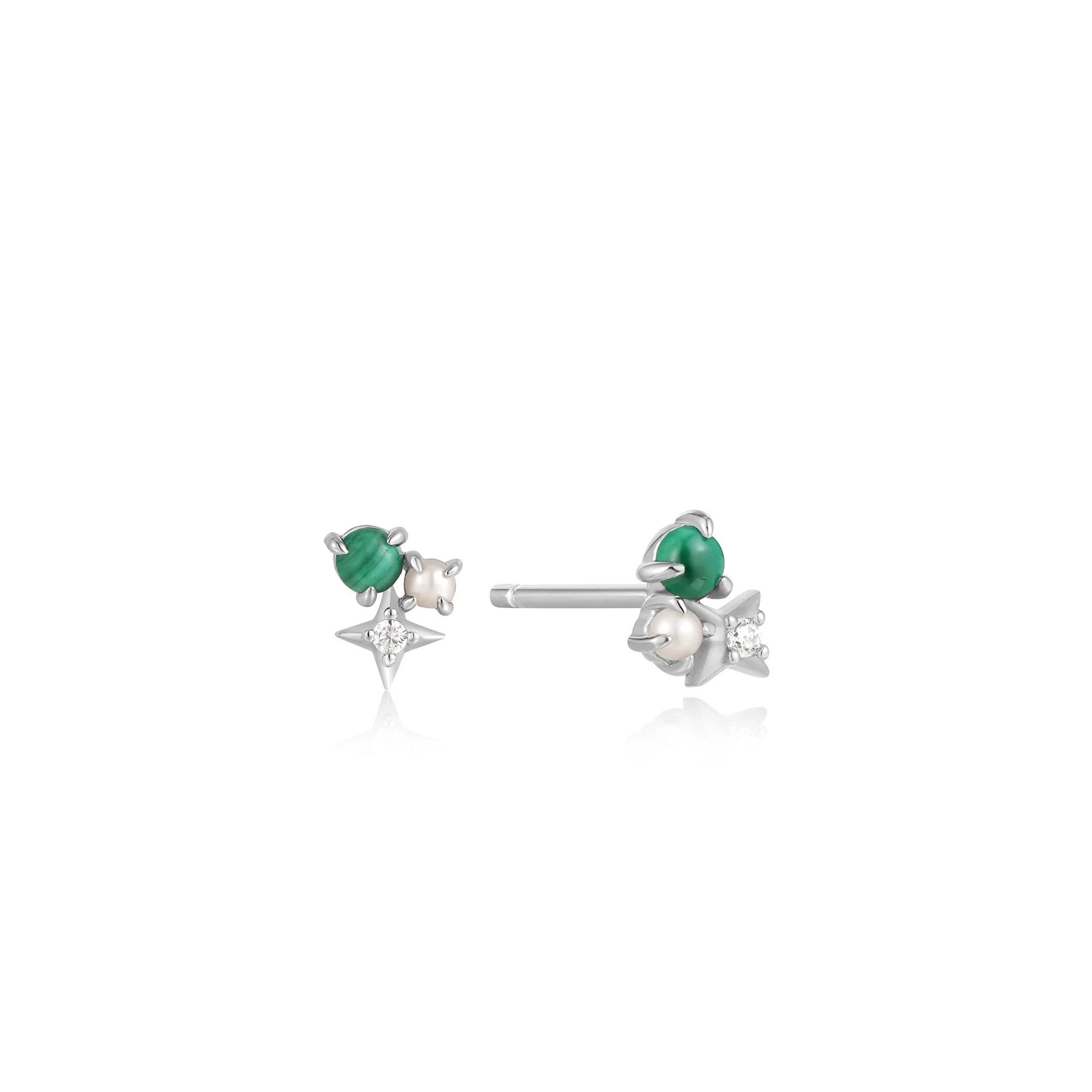 Boucles d'oreilles pour femme en argent 925, zircons