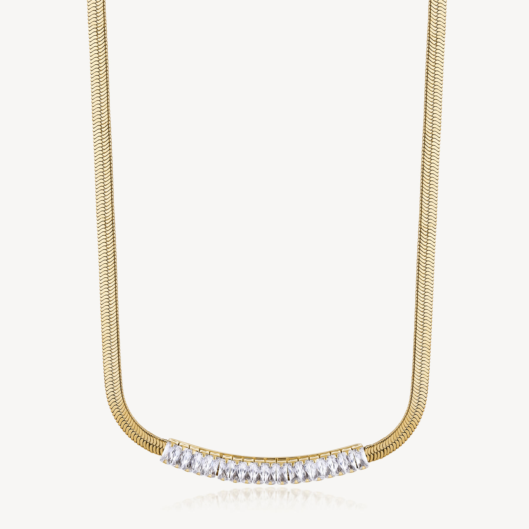 Collier pour femme en stainless, cubic zirconium - BEIN017 - Brosway