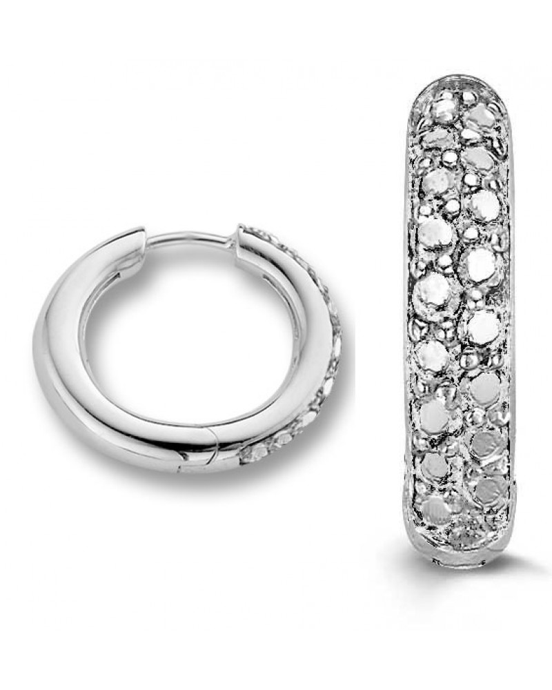 Boucle d'oreille argent 925, huggies
