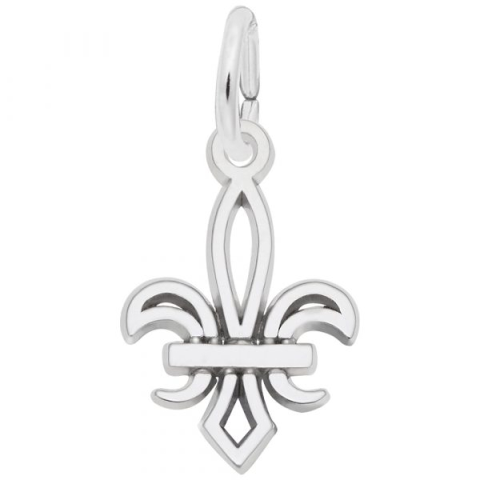 Pendentif en argent 925, fleur de lys - 10-1698-000 - Rembrandt Charms