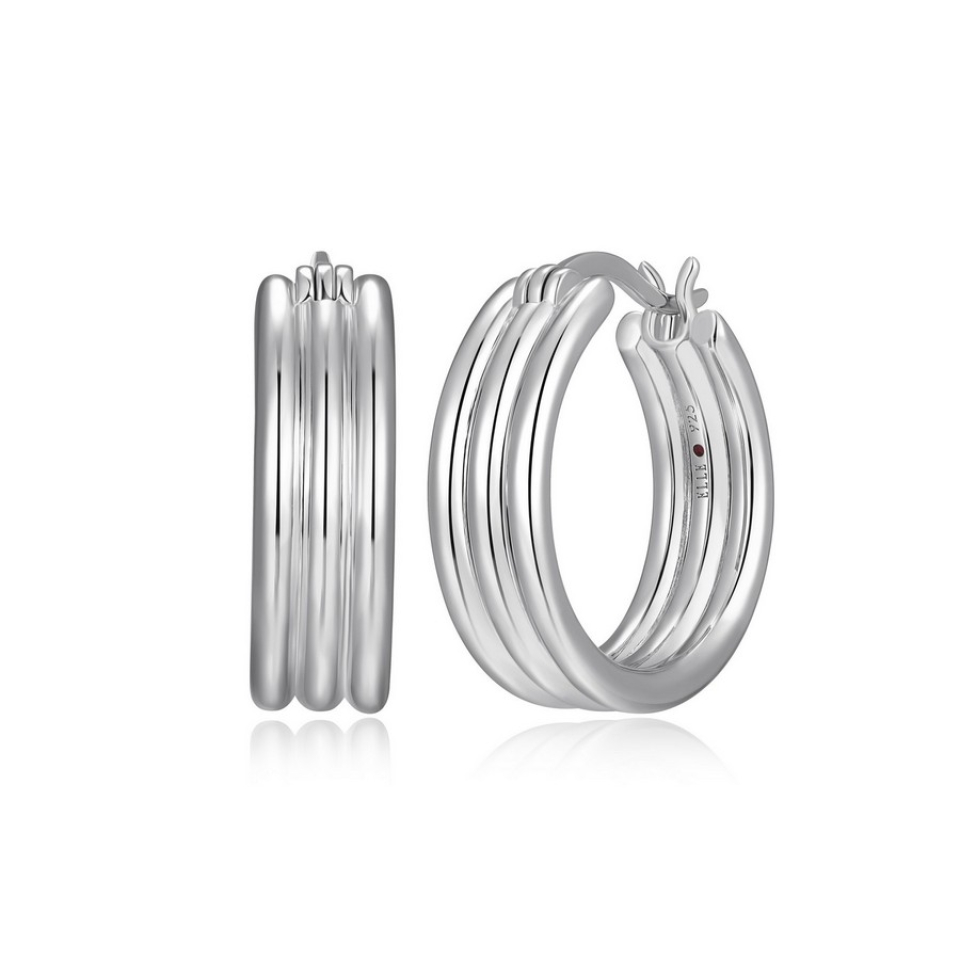 Boucles d'oreilles pour femme en argent 925