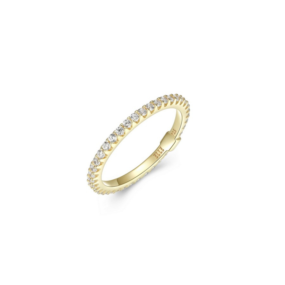 Bague éternitée pour femme en argent 925, cubics zirconium - 34LAF800AC - ELLE