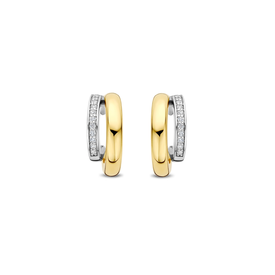 Boucles d'oreilles pour femme en argent 925, cubic zirconium - 78035ZY - Ti Sento Milano