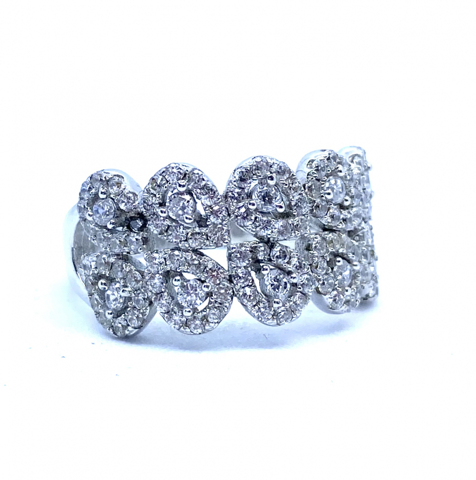 Bague pour femme en argent 925, zircons - ANDREW482-7 - Divers