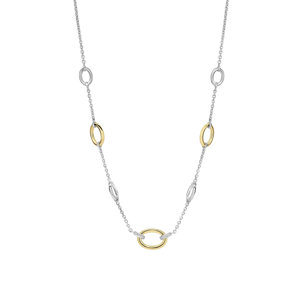 Collier pour femme en argent 925, cubic zirconium - 34093ZY/42 - Ti Sento Milano