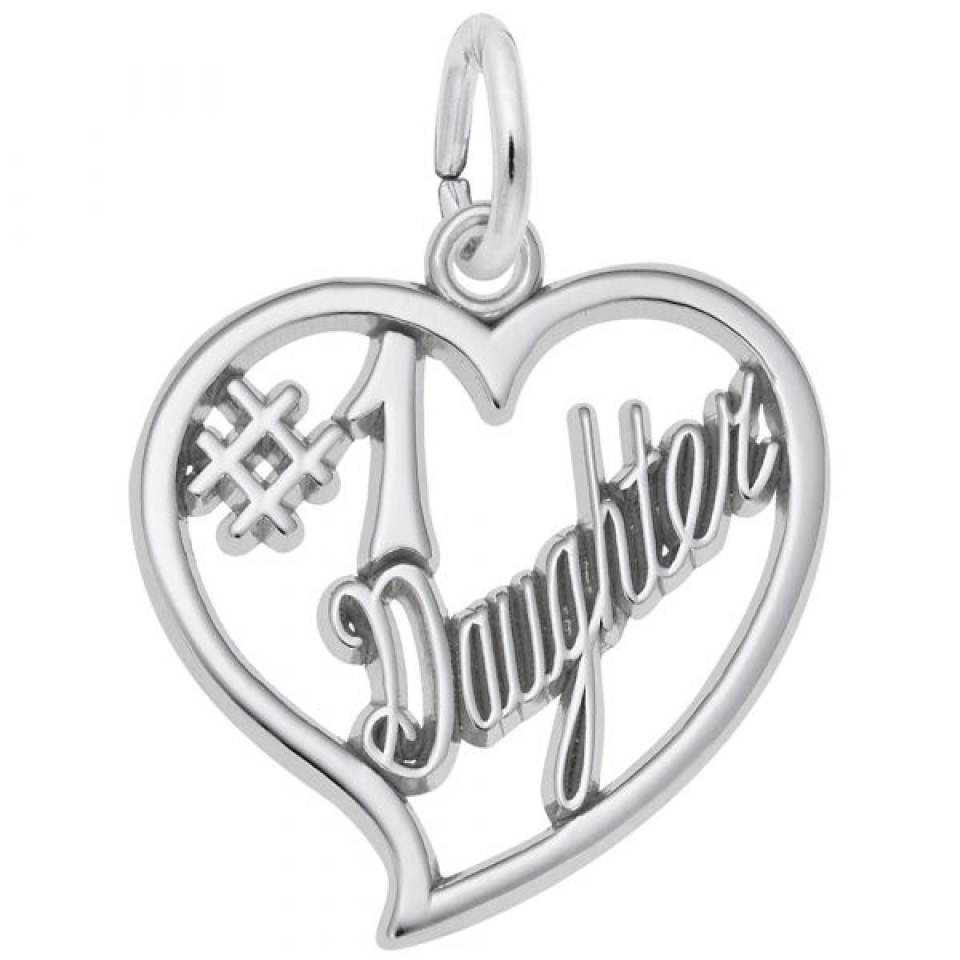 Pendentif en argent 925, fille #1 - 10-6145-000 - Rembrandt Charms