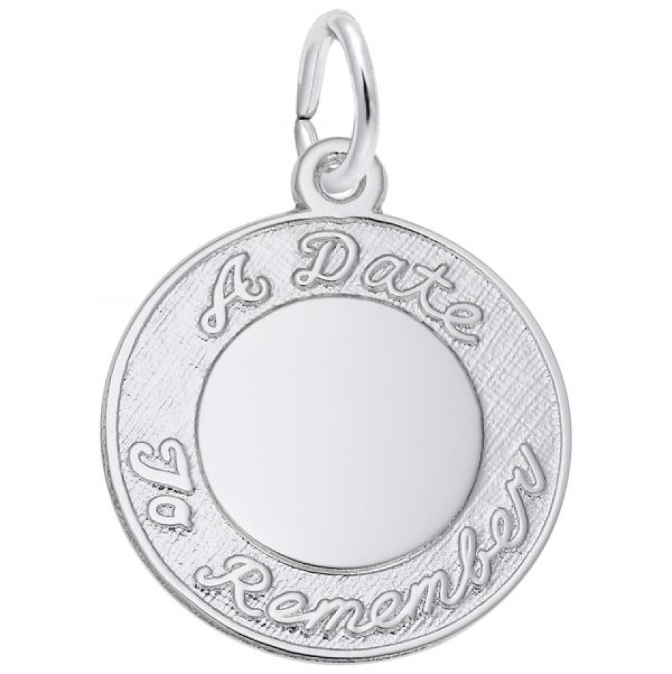 Pendentif en argent 925, date marquante - 10-6301-000 - Rembrandt Charms