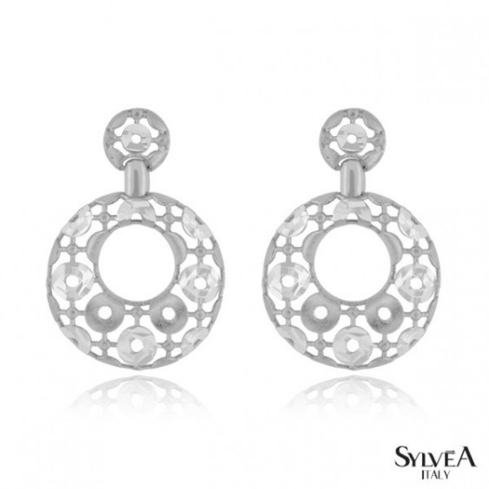 Boucles d'oreilles pour femme en argent 925 - SLE41 - Arezzo