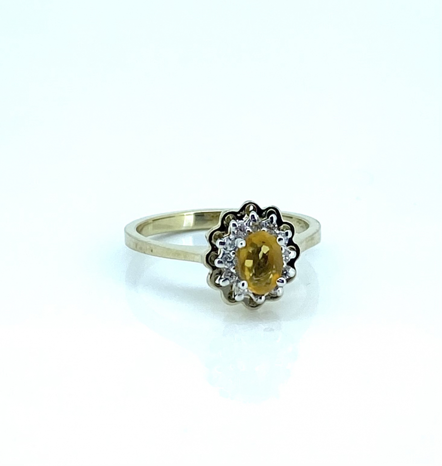 Bague pour femme en argent 925, zircons - BG518 - Divers