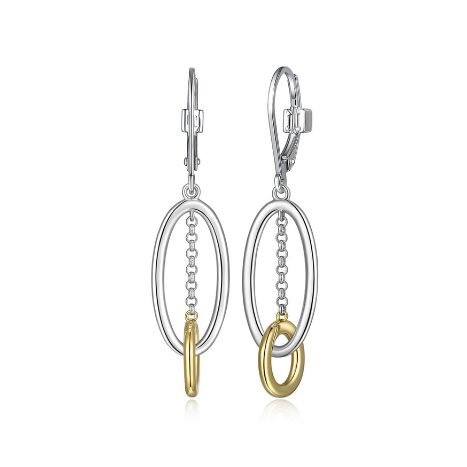 Boucles d'oreilles pour femme en argent 925 - R2LCQWA003 - ELLE